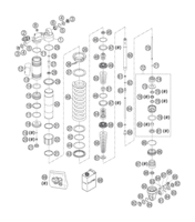 SHOCK ABSORBER DISASSEMBLED