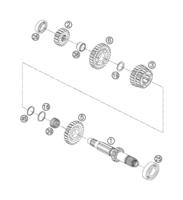 TRANSMISSION I-MAIN SHAFT