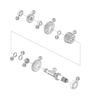 TRANSMISSION I - MAIN SHAFT