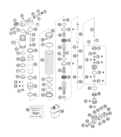 SHOCK ABSORBER DISASSEMBLED