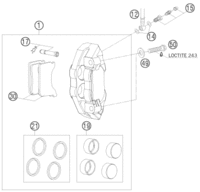 FRONT BRAKE CALIPER