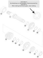 TRANSMISSION I - MAIN SHAFT