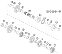 TRANSMISSION II - COUNTERSHAFT